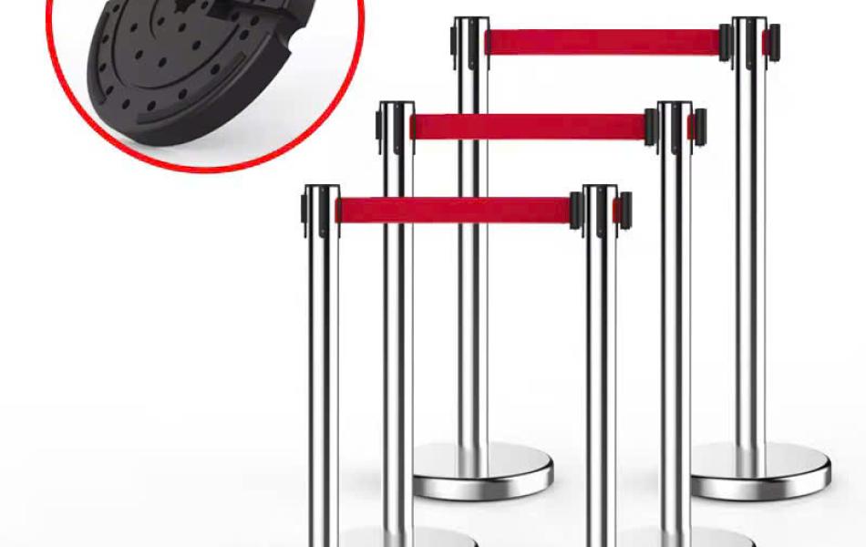 Cây phân cách trắng dây kéo đỏ