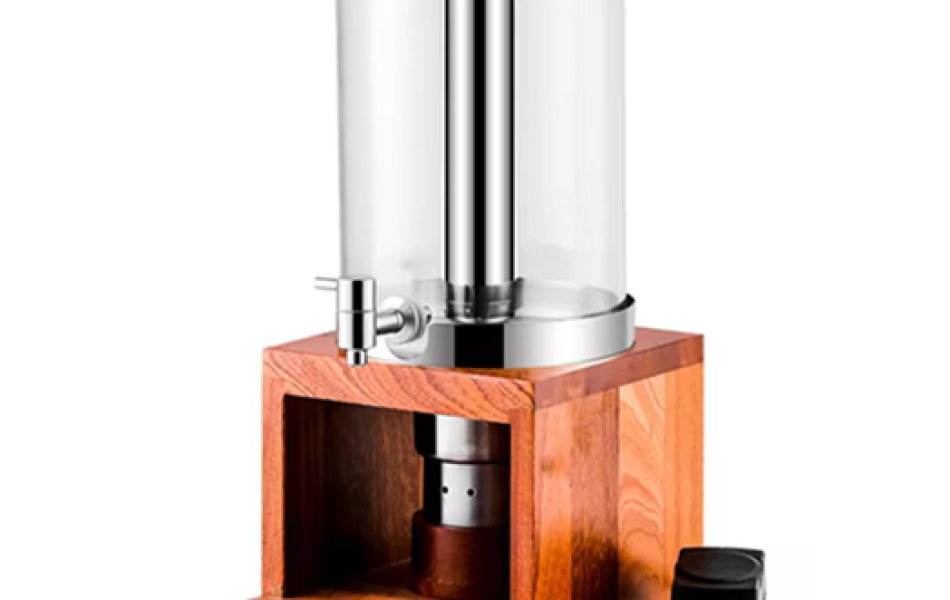 Bình nước trái cây nóng lạnh đế gỗ