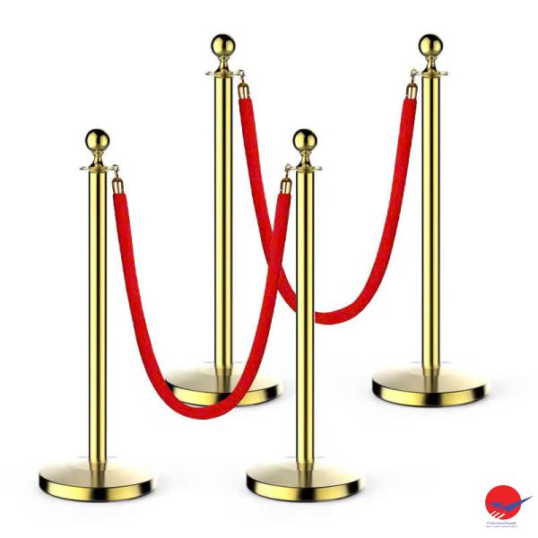 Cây phân cách dây móc màu vàng