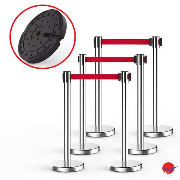 Cây phân cách trắng dây kéo đỏ