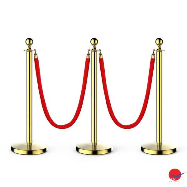 Cây phân cách dây móc màu vàng