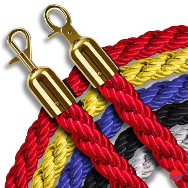 Dây phân cách xoắn đầu móc inox