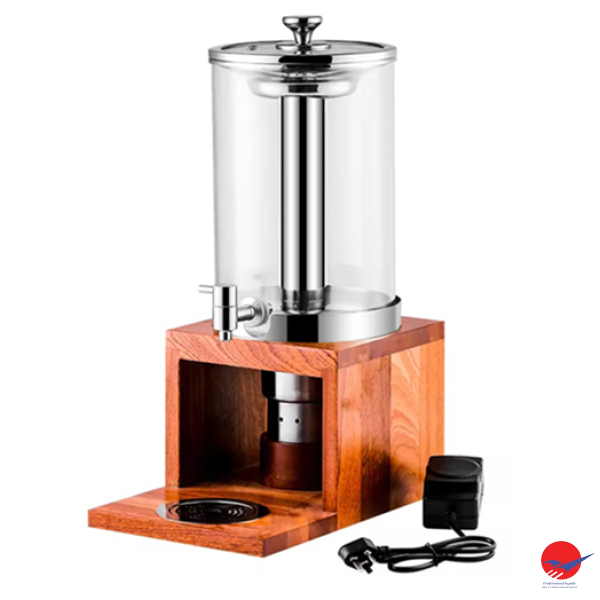 Bình nước trái cây nóng lạnh đế gỗ