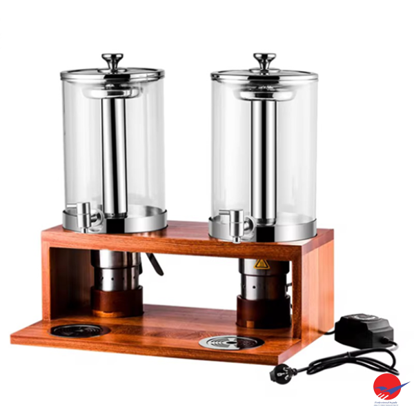 Bình nước trái cây nóng lạnh đế gỗ