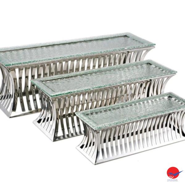 Kệ inox trưng bày buffet HOS918