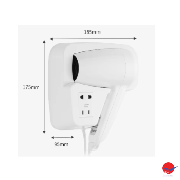Máy sấy tóc treo tường có ổ cắm